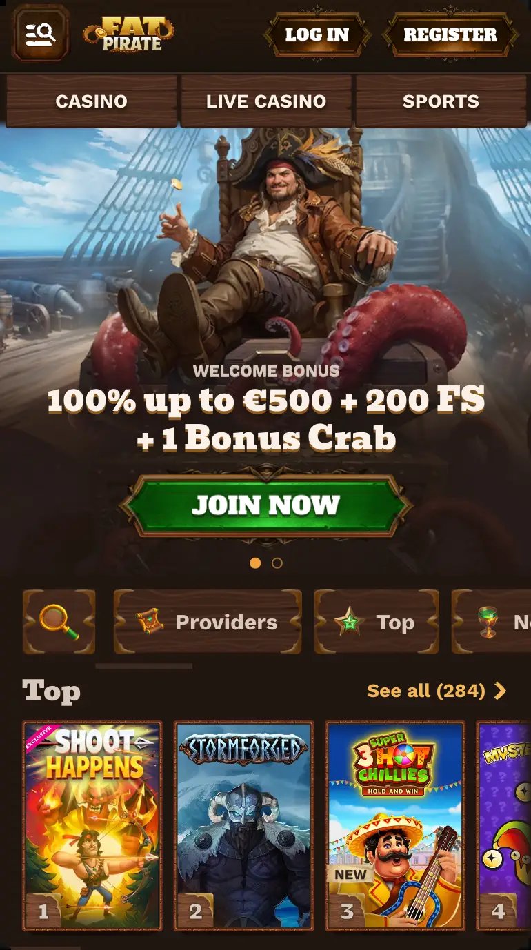Fat Pirate Casino Review: Exploring the Ultimate UK Online Gaming Experience - overview